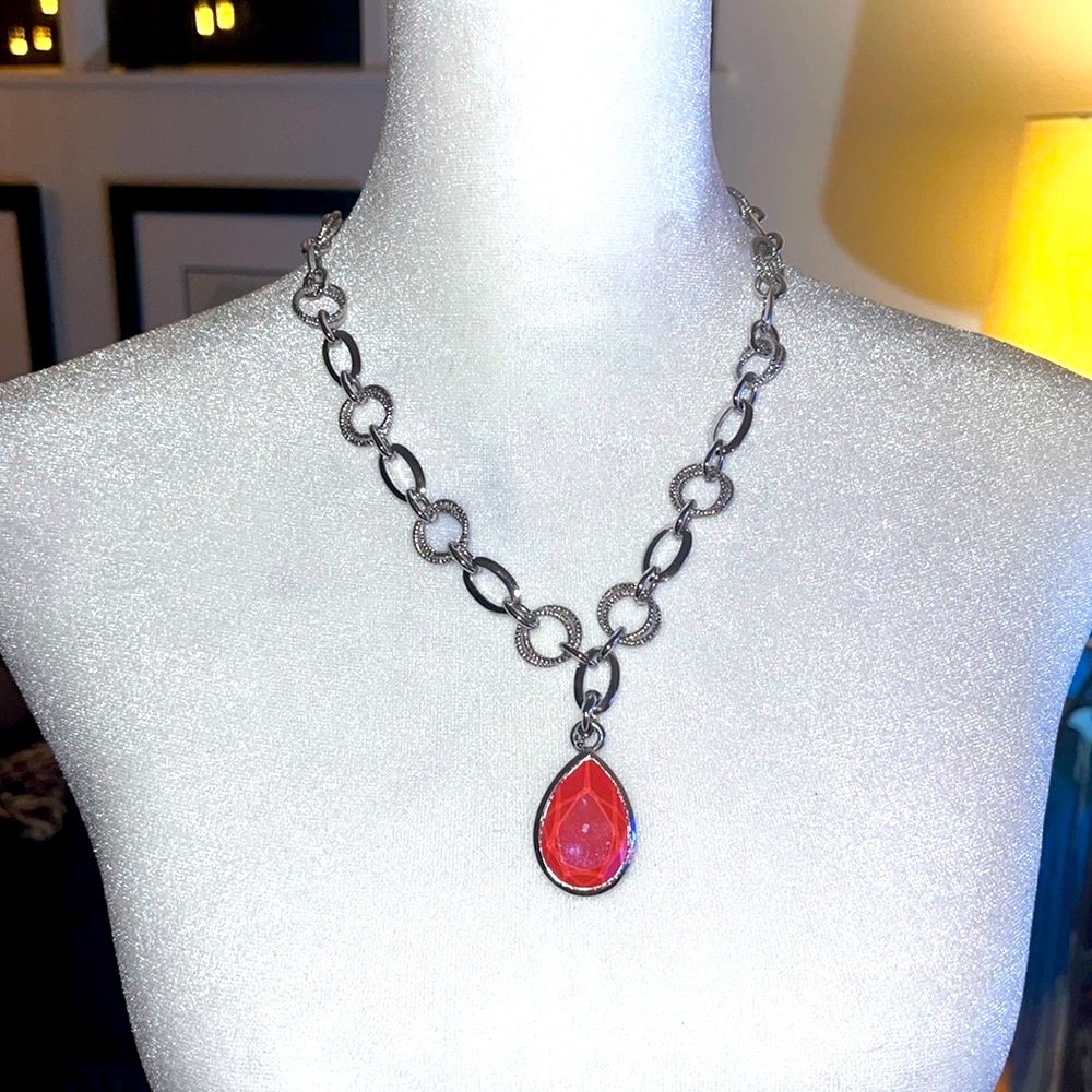 Mika watermelon pendant necklace